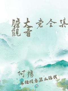 胆大党全集免费观看