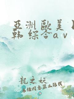 亚洲 欧美 日韩 综合aⅴ视频