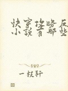 快穿攻略反派的小说有哪些