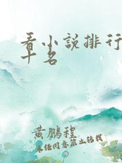 看小说排行榜前十名