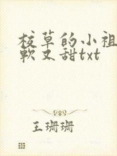 校草的小祖宗又软又甜txt