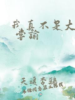 我真不是大明星 尝谕
