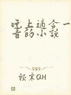 晚上适合一个人看的小说