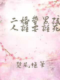 二婚带男孩的女人谁要谁死