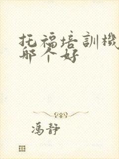 托福培训机构报哪个好
