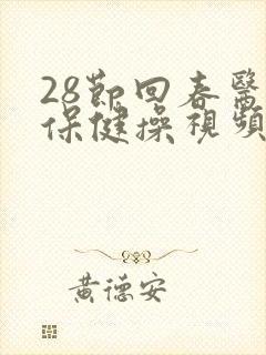 28节回春医疗保健操视频29分钟