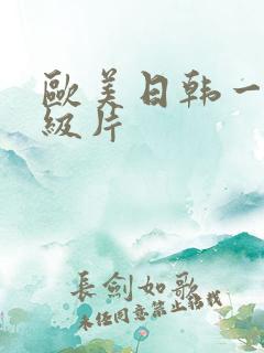 欧美日韩一级一级片