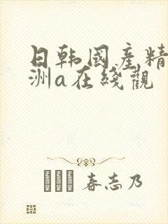 日韩国产精品亚洲a在线观