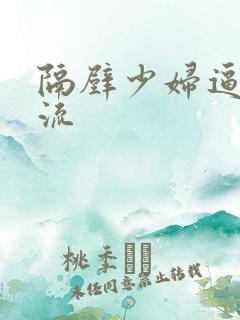 隔壁少妇逼水直流