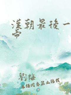 汉朝最后一个皇帝