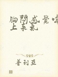 胸闷,感觉喘不上来气