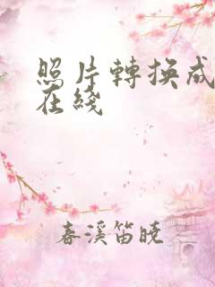 照片转换成卡通在线