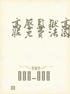 高压监狱高压法版免费法国