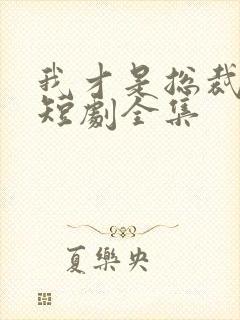 我才是总裁夫人短剧全集