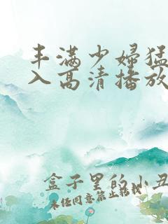 丰满少妇猛烈进入高清播放
