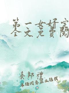 第一女婿完整版全文免费阅读