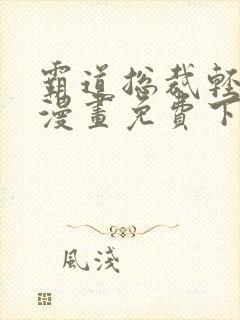霸道总裁轻点爱漫画免费下拉式阅读