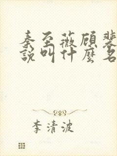 秦至薇顾裴寂小说叫什么名字