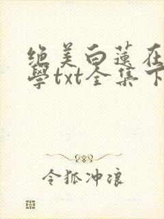 绝美白莲在线教学txt全集下载完整版