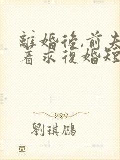 离婚后,前夫哭着求复婚短剧