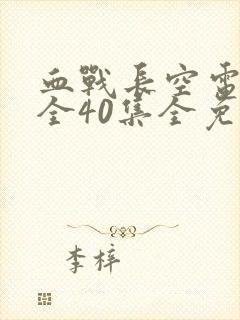 血战长空电视剧全40集全免费