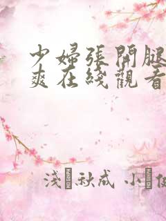 少妇张开腿让我爽在线观看