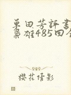 单田芳评书乱世枭雄485回全集