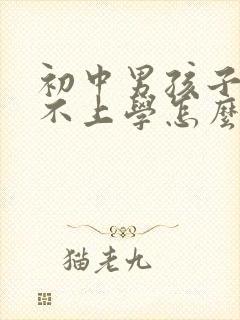 初中男孩子叛逆不上学怎么办