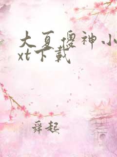 大夏傻神小说txt下载