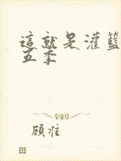 这就是灌篮 第五季