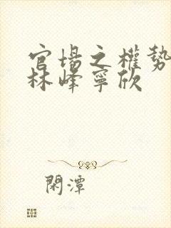 官场之权势滔天林峰宁欣