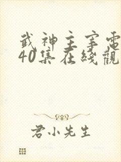 武神主宰电视剧40集在线观看免费