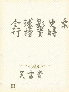 全球影史票房排行榜实时