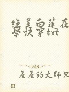 绝美白莲在线教学快穿txt