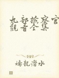 九部检察官免费观看全集