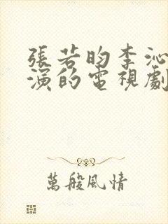 张若昀李沁一起演的电视剧