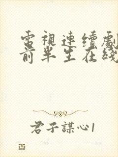 电视连续剧我的前半生在线观看