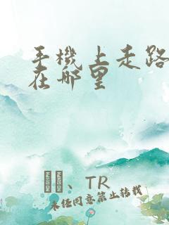 手机上走路步数在哪里