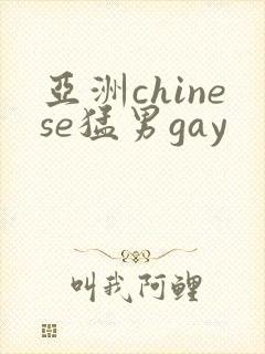 亚洲chinese猛男gay