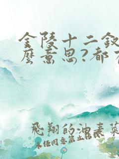 金陵十二钗是什么意思?都有哪些人
