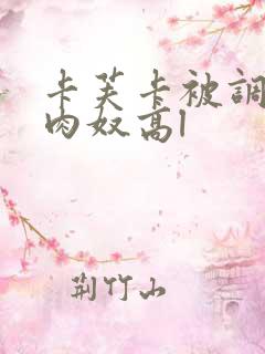 卡芙卡被调教成肉奴高l
