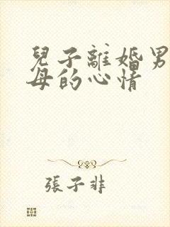 儿子离婚男方父母的心情