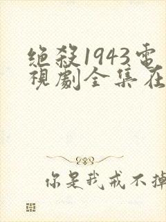 绝杀1943电视剧全集在线观看免费高清