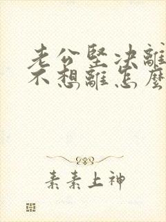 老公坚决离婚我不想离怎么处理