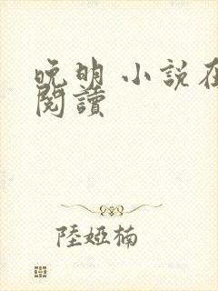 晚明 小说在线阅读