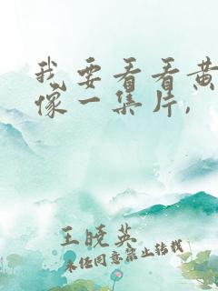 我要看看黄色录像一集片,