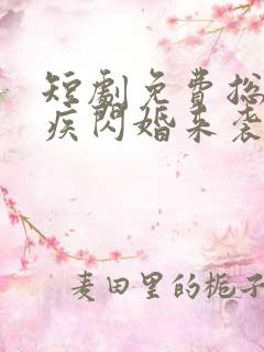 短剧免费总裁有疾闪婚来袭