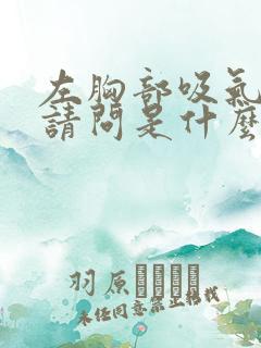 左胸部吸气疼,请问是什么原因?