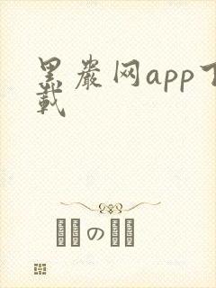 黑岩网app下载