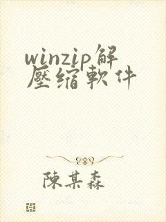 winzip解压缩软件